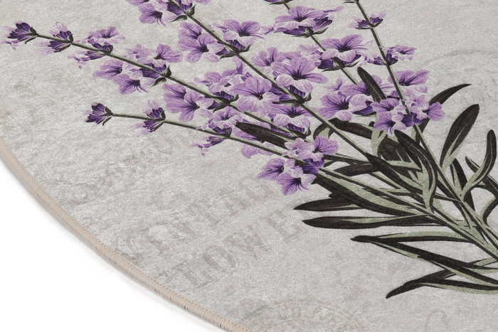 Conceptum Alfombra Lavender Oval DJT Multicolor 60 x 90 cm